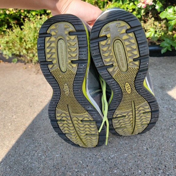 Skechers Shape-ups Sz 8.5 S2 Lite Charcoal/Lime - Picture 8 of 10